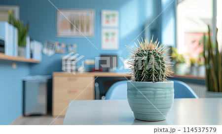 cactus on the table in the office of the proctologist cactus on the table in the office of the proctologist 114537579