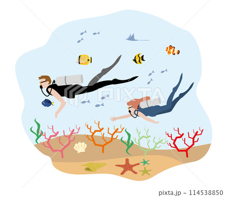 スキューバダイビング 114538850