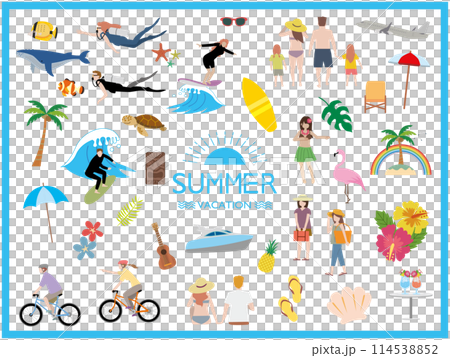 Summer vacation travel sea 114538852