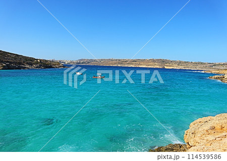 マルタ共和国、コミノ島ブルーラグーン マルタ共和国、コミノ島ブルーラグーン 114539586