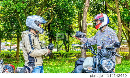 バイクライフ　親子でツーリング 114542450