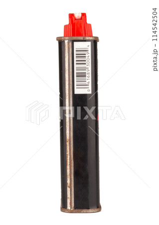 lighter fluid bottle isolated on white background. lighter fluid bottle isolated on white background. 114542504
