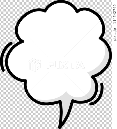 Black and white color speech bubble balloon, icon sticker memo keyword planner text box banner, flat png transparent element design Black and white color speech bubble balloon, icon sticker memo keyword planner text box banner, flat png transparent element design 114542749