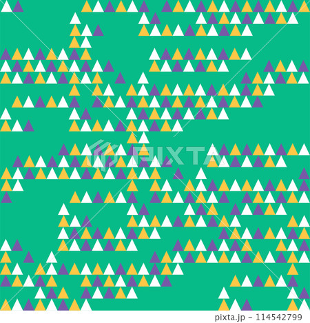Triangle Green Seamless Pattern 114542799