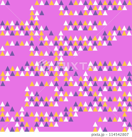 Pink Triangular Seamless Pattern Pink Triangular Seamless Pattern 114542807