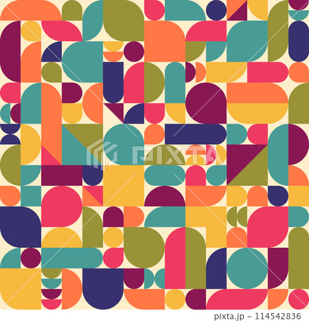 Swiss Geometrical Seamless Pattern Swiss Geometrical Seamless Pattern 114542836
