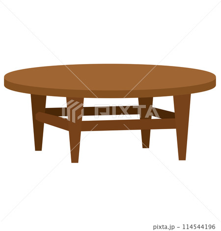 ちゃぶ台　ローテーブル　家具 114544196