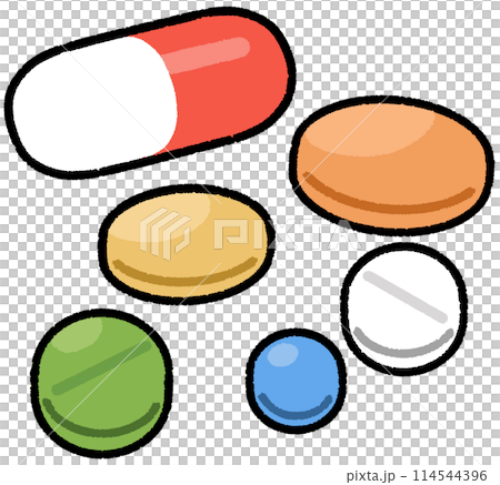 Various types of medicine 114544396