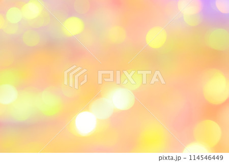 イエローカラー系キラキライメージ　(背景素材) 114546449