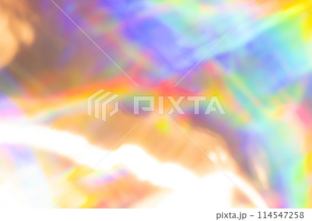 オレンジカラー系ストライプイメージ　(背景素材) 114547258