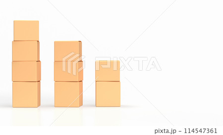The cardboard box for shipping or cargo concept 3d rendering. 114547361