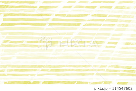 黄色の手描きボーダー柄テクスチャ背景 黄色の手描きボーダー柄テクスチャ背景 114547602
