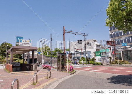小竹向原駅前　要町通り沿いの街並み　東京都練馬区 114548052