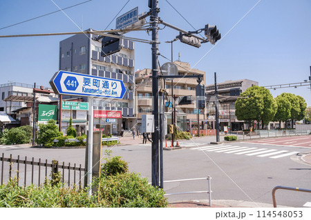 小竹向原駅前　要町通り沿いの街並み　東京都練馬区 114548053