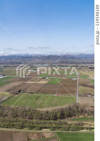 旭川の街並み 空撮 旭川の街並み 空撮 114548189
