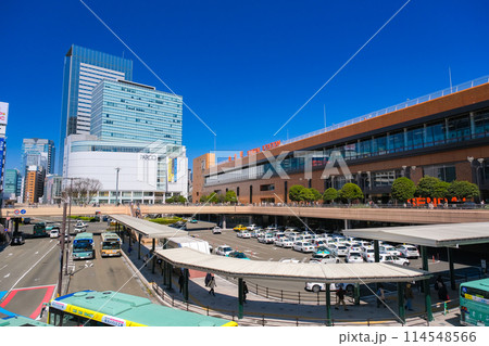 宮城県仙台市 仙台駅前の街並み 宮城県仙台市 仙台駅前の街並み 114548566