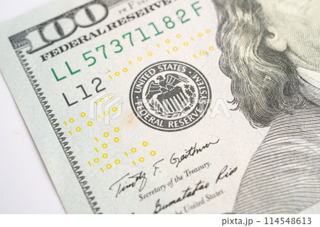 The Federal Reserve System, the central banking system of the United States of America. 114548613