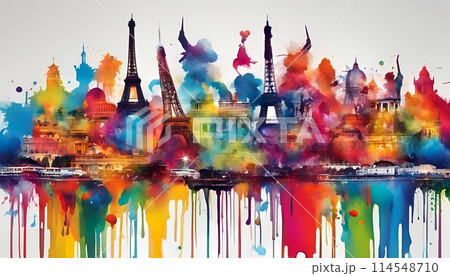 Paint Art by Generative AI 114548710