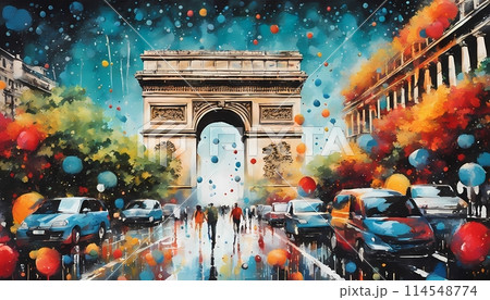 Paint Art by Generative AI 114548774