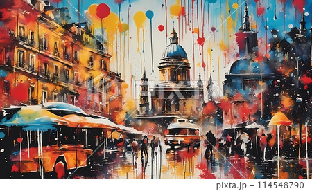 Paint Art by Generative AI 114548790