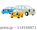 車3台でポーズ_01 114548871