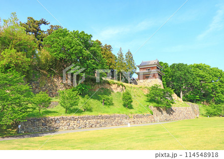長野県上田市、上田城の風景 114548918