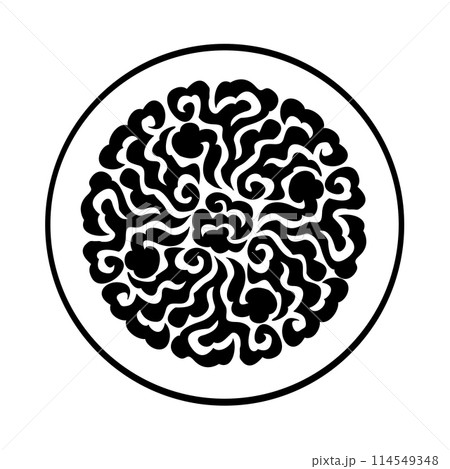 雲の文様 雲の文様 114549348