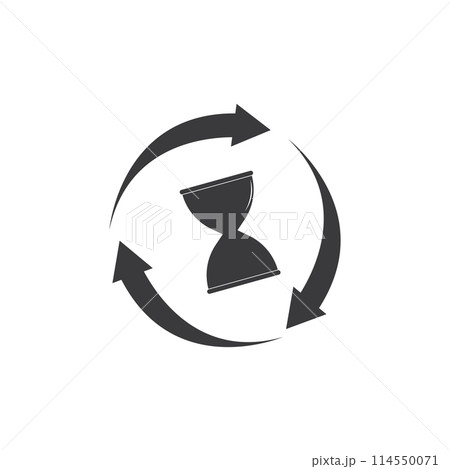 Clock and time icon 114550071