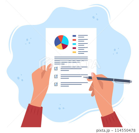 Clipboard in hand businessman, statistical data with charts, diagrams. Workplace documents for financial statistics, reporting, strategy development. Data analysis. Clipboard in hand businessman, statistical data with charts, diagrams. Workplace documents for financial statistics, reporting, strategy development. Data analysis. 114550478