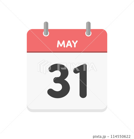 5月31日・MAY 31st の日めくりカレンダーのアイコン - 5/31のイベントのイメージ素材 5月31日・MAY 31st の日めくりカレンダーのアイコン - 5/31のイベントのイメージ素材 114550622