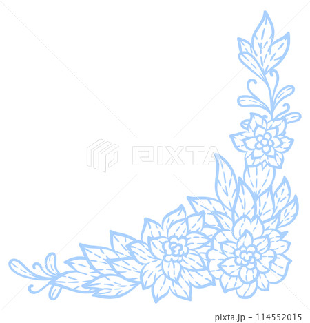 Lace background with flowers. Embroidery handmade decoration. 114552015