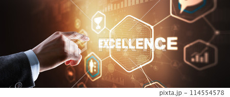 Business Excellence concept. Pursuit of excellence 2024 114554578