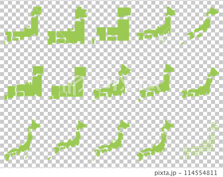 Map of Japan  114554811