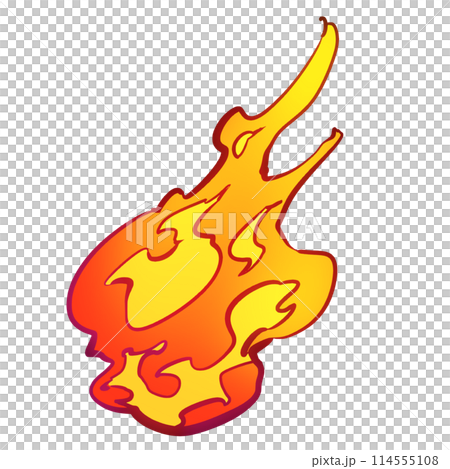 火球燃燒的火焰 114555108