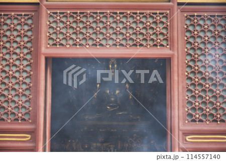 Yonghe Temple of Tibetan Buddhism in Dongcheng District in Beijing, China 114557140