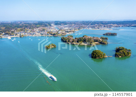 春の松島（宮城県） 114557901
