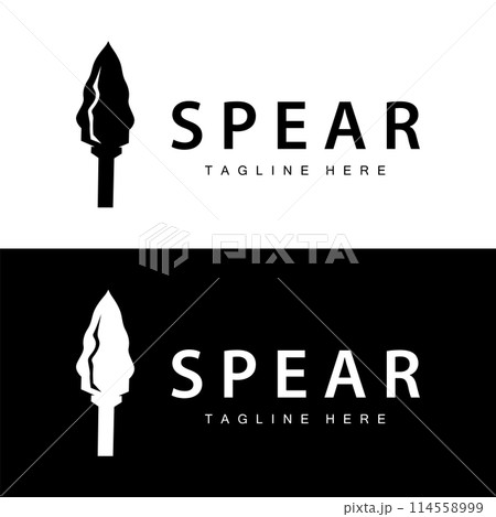 Spear Logo Old Vintage Rustic Simple Design Business Brand Spear Arrow Spear Logo Old Vintage Rustic Simple Design Business Brand Spear Arrow 114558999