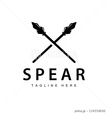 Spear Logo Old Vintage Rustic Simple Design Business Brand Spear Arrow Spear Logo Old Vintage Rustic Simple Design Business Brand Spear Arrow 114559030
