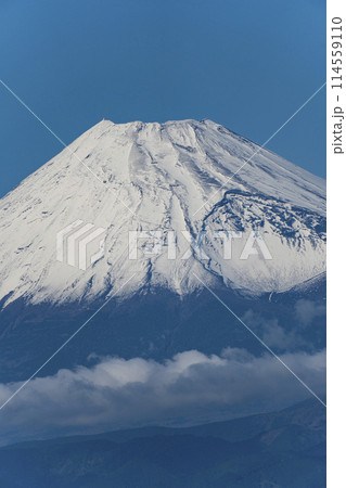 沼津市から見た富士山の山頂 114559110