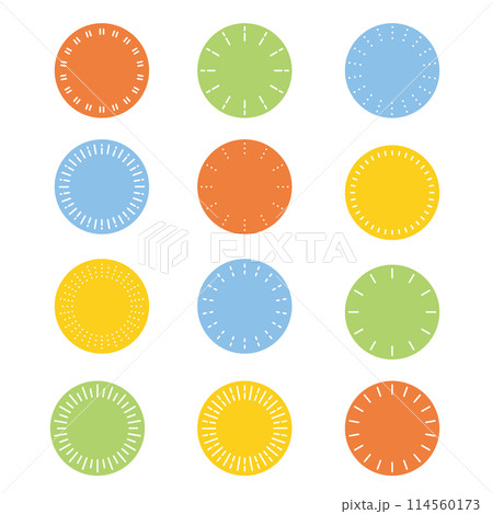 円フレーム装飾セット 円フレーム装飾セット 114560173