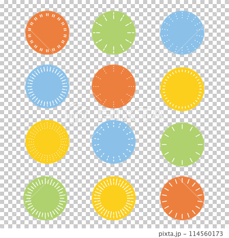 円フレーム装飾セット 円フレーム装飾セット 114560173