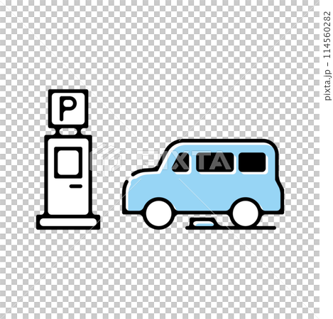 Parking lot coin parking 114560282