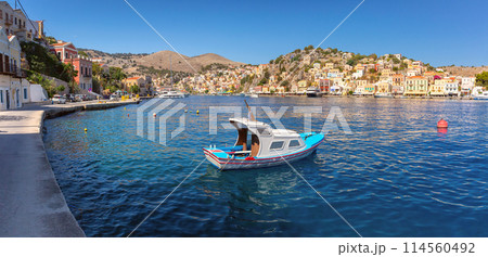 Symi Island Harbor, Greece Symi Island Harbor, Greece 114560492