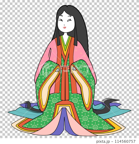 十二単の女性 114560757