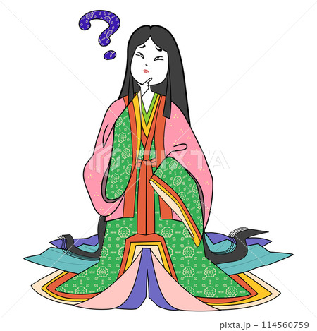 十二単の女性-疑問 114560759