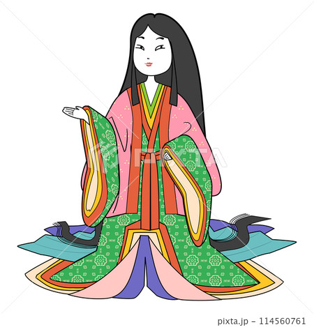十二単の女性-案内 114560761