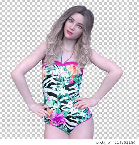 A woman in a bathing suit A woman in a bathing suit 114562184