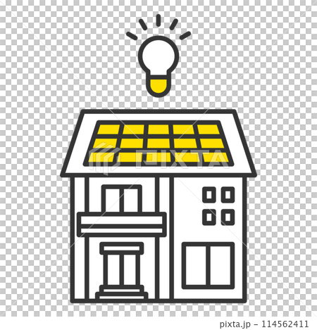 ソーラーパネル 自家発電 太陽光発電住宅 ソーラーパネル 自家発電 太陽光発電住宅 114562411