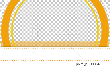 螢幕底部帶有框架的簡單插圖 114563006