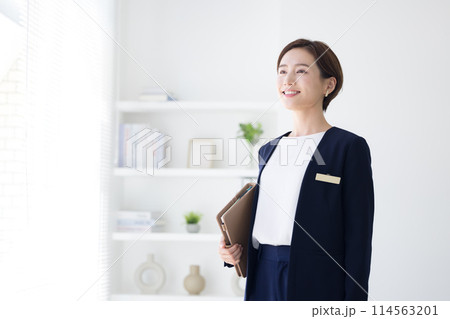 ビジネス スーツを着た女性のポートレート ビジネス スーツを着た女性のポートレート 114563201